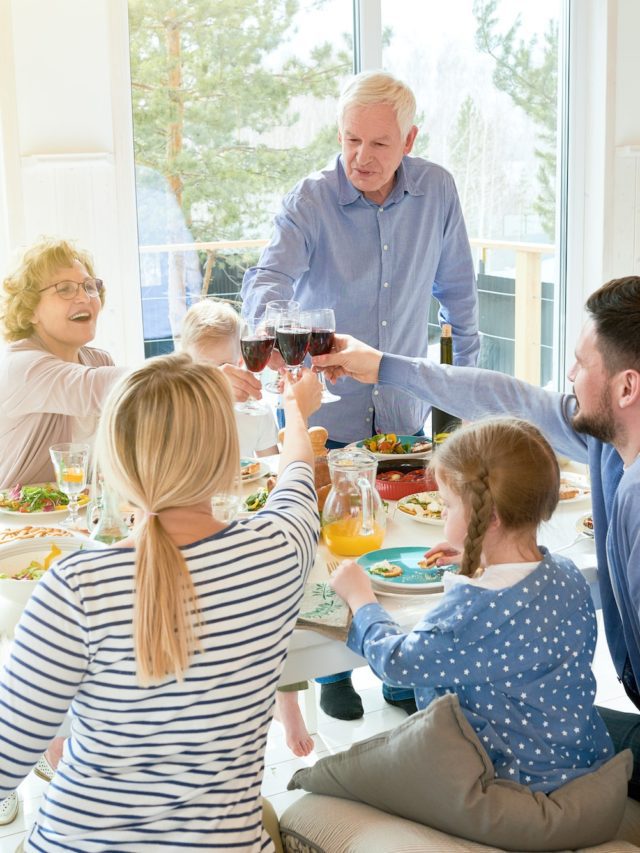 Family Gathering at Dinner